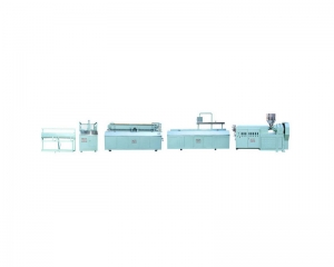 Single screw plastic wood profile production line