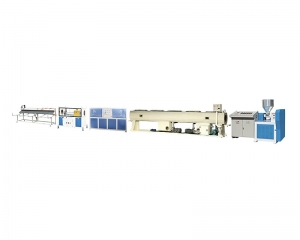 PE/PP/ABS SIngle screw plastic pipe extrusion line