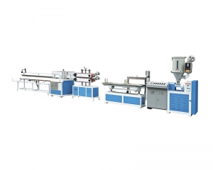 PC/ABS/PP singe screw plastic profiles extrusion line